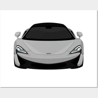 MCLAREN 570S GREY Posters and Art